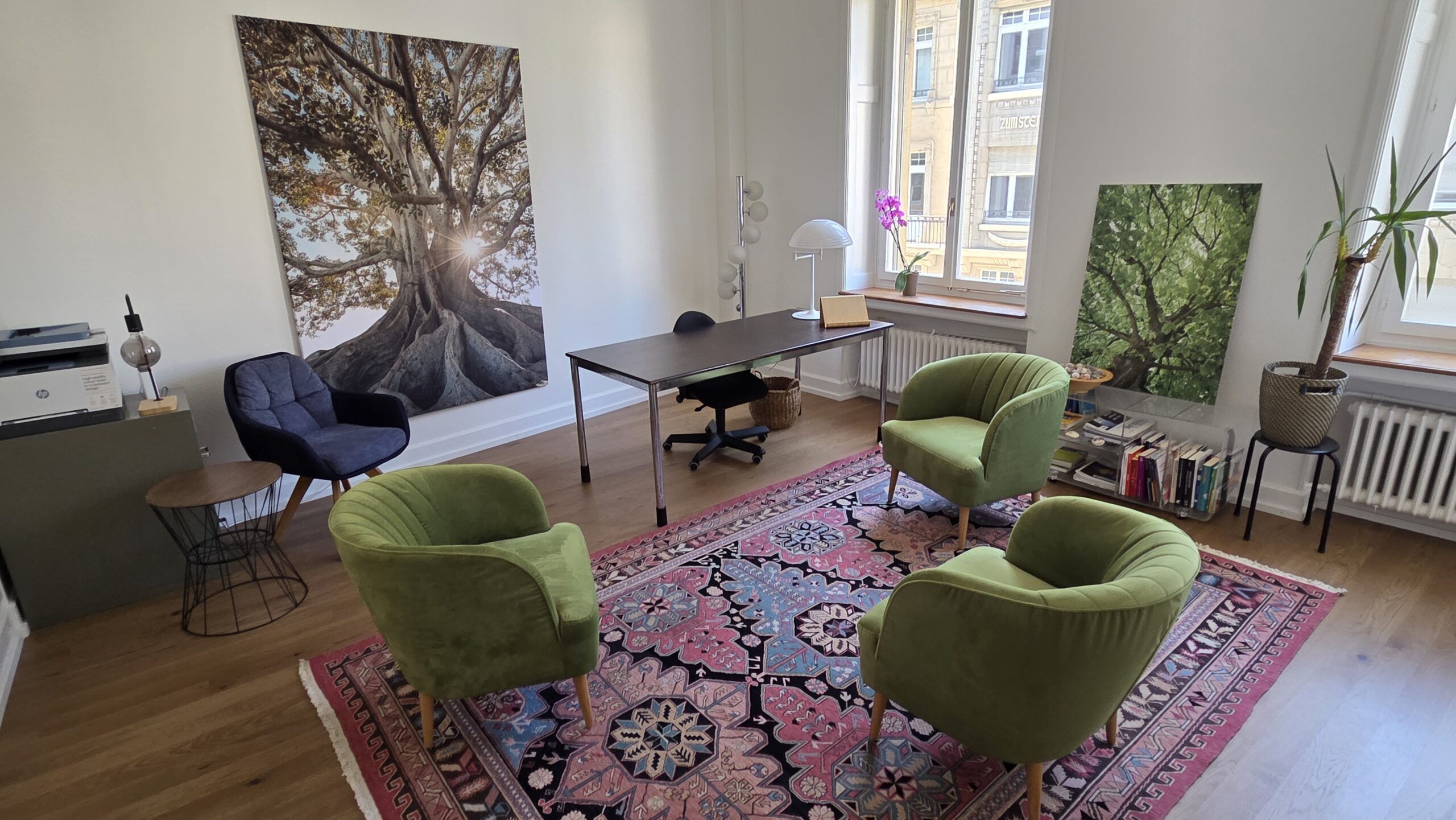 Beratungsraum im well-being.center Basel