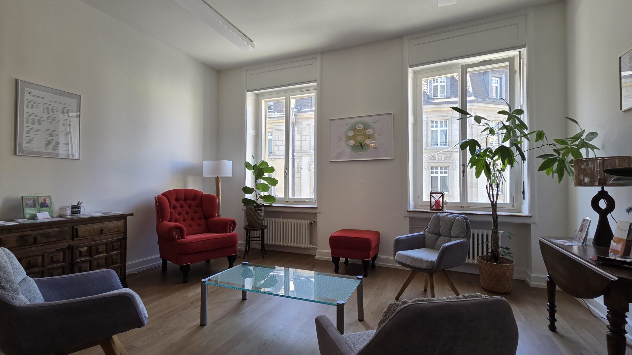 Salon Lounge im well-being.center Basel